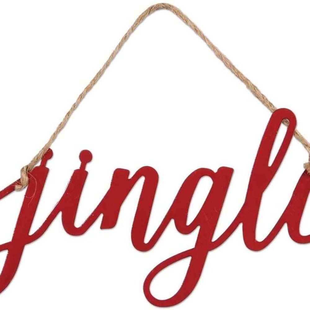 Jingle Metal Ornament
